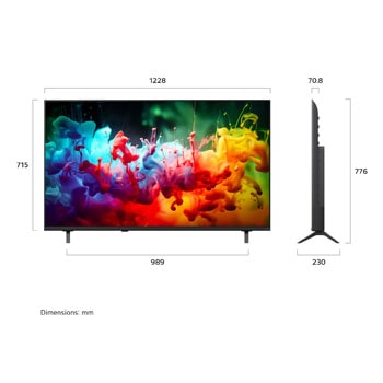 55 inch LG QNED AI QNED72 Mini LED 4K Smart TV 2026